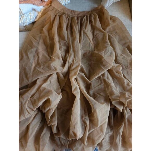 Cider brand tulle brown layered skirt free shipping size small new with tags - Picture 2 of 10